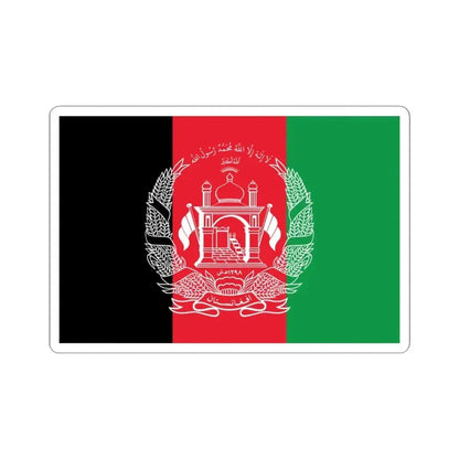 Flag of Afghanistan WFB (Afghanistan) STICKER Vinyl Kiss-Cut Decal 4 Inch White - The Sticker Space