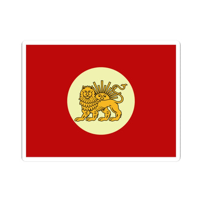 Flag of Agha Mohammad Khan (Iran) STICKER Vinyl Kiss-Cut Decal 2 Inch White - The Sticker Space