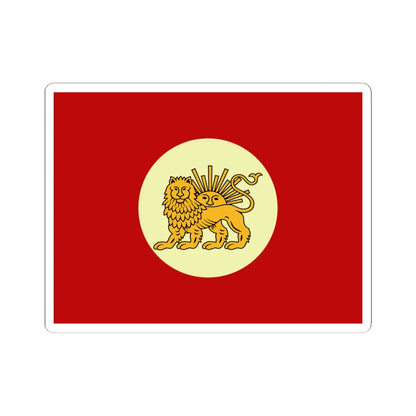 Flag of Agha Mohammad Khan (Iran) STICKER Vinyl Kiss-Cut Decal 6 Inch White - The Sticker Space