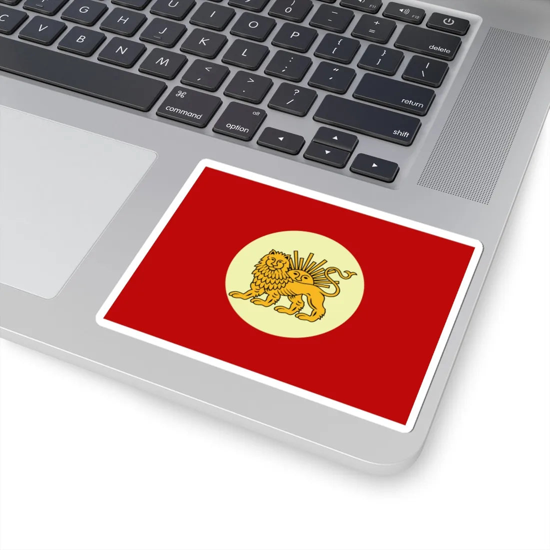 Flag of Agha Mohammad Khan (Iran) STICKER Vinyl Kiss-Cut Decal - The Sticker Space