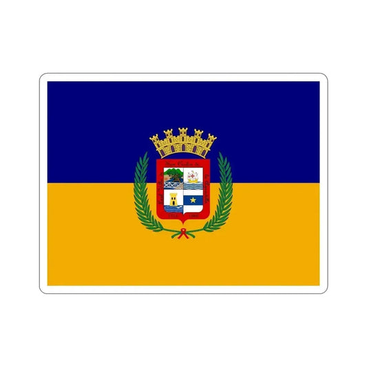 Flag of Aguadilla Puerto Rico STICKER Vinyl Die-Cut Decal 6 Inch - The Sticker Space