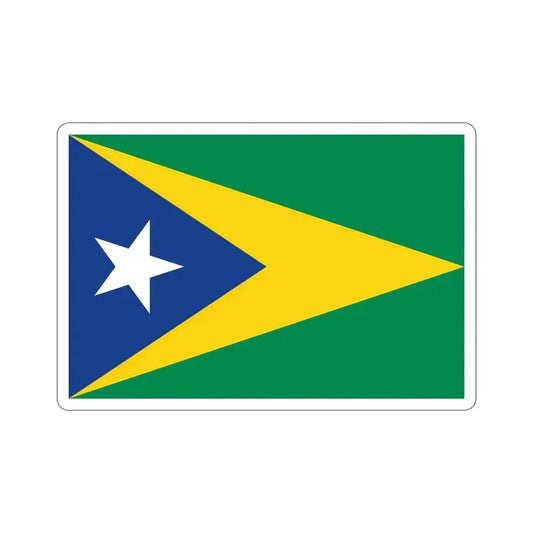 Flag of Aguas Buenas Puerto Rico STICKER Vinyl Die-Cut Decal 6 Inch - The Sticker Space