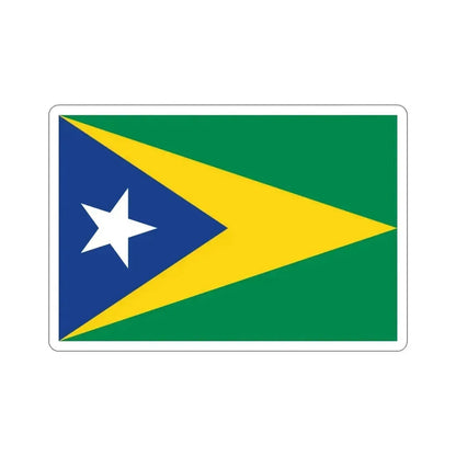 Flag of Aguas Buenas Puerto Rico STICKER Vinyl Die-Cut Decal - The Sticker Space