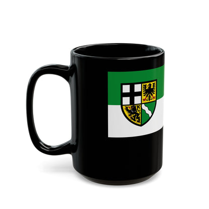 Flag of Ahrweiler Germany - Black Coffee Mug-The Sticker Space