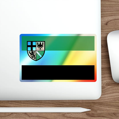 Flag of Ahrweiler Germany Holographic STICKER Die-Cut Vinyl Decal-The Sticker Space