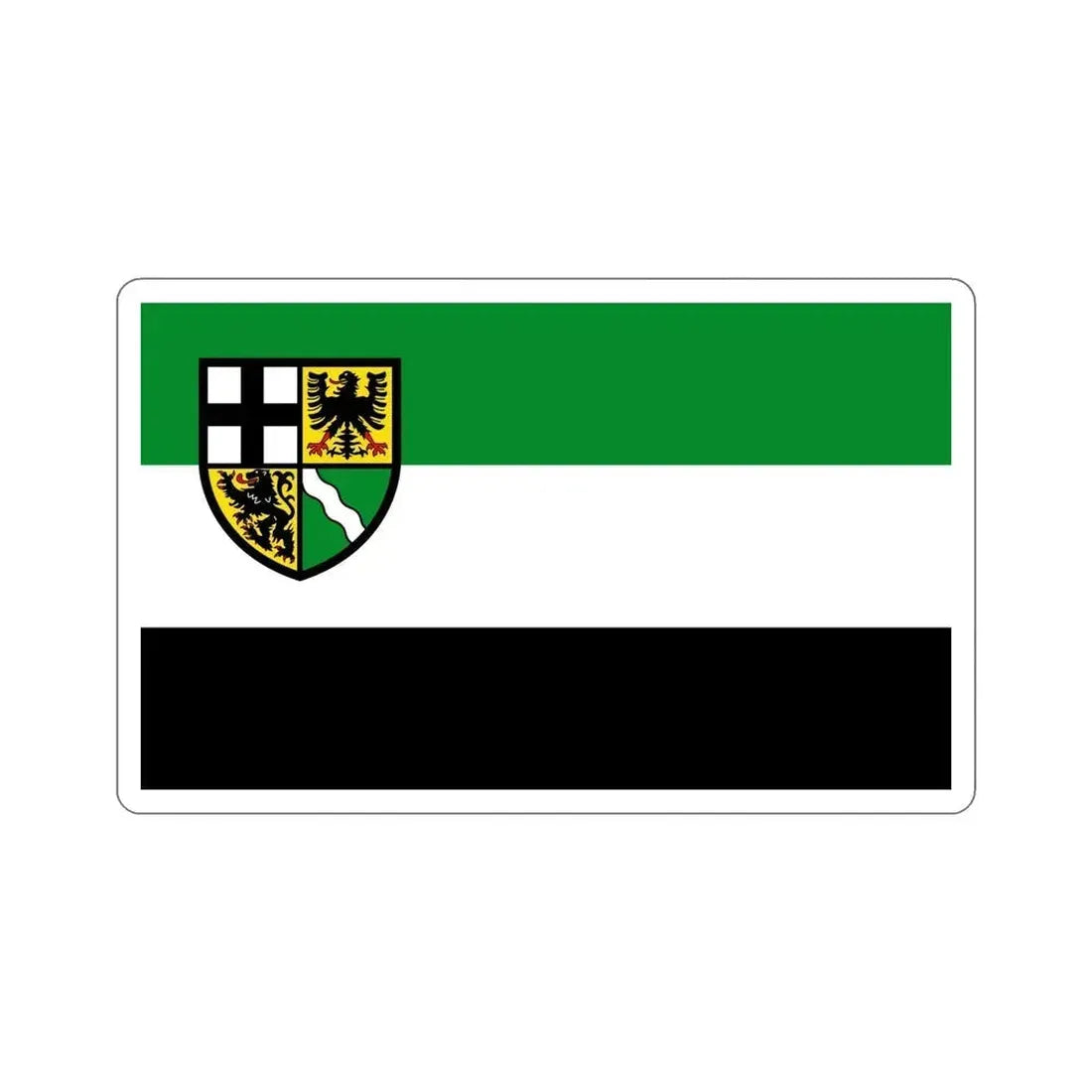 Flag of Ahrweiler Germany STICKER Vinyl Die-Cut Decal 6 Inch - The Sticker Space