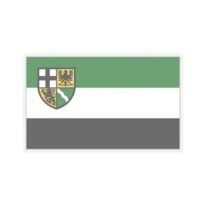 Flag of Ahrweiler Germany - STICKER Vinyl Kiss-Cut Decal 6 Inch Transparent - The Sticker Space