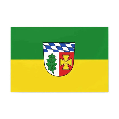 Flag of Aichach Friedberg Germany - Canvas Wall Art - The Sticker Space