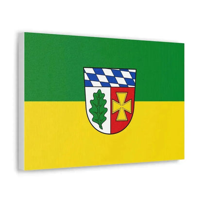Flag of Aichach Friedberg Germany - Canvas Wall Art - The Sticker Space