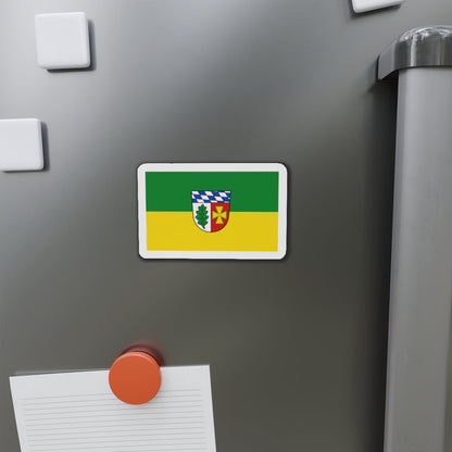 Flag of Aichach Friedberg Germany - Die-Cut Magnet-The Sticker Space