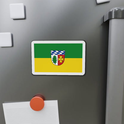 Flag of Aichach Friedberg Germany - Die-Cut Magnet-The Sticker Space