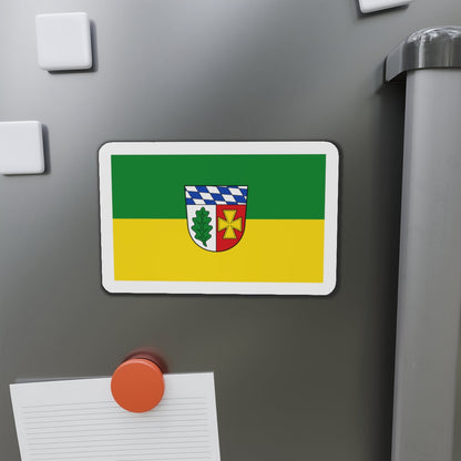 Flag of Aichach Friedberg Germany - Die-Cut Magnet-The Sticker Space