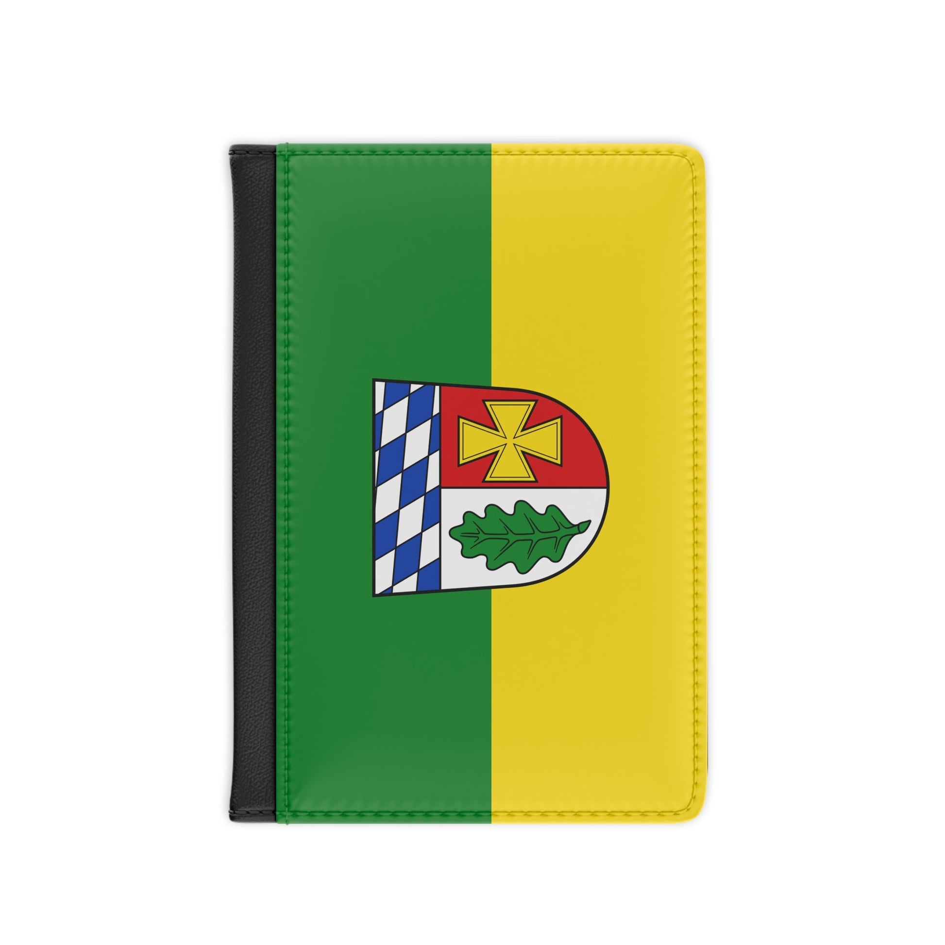 Flag of Aichach Friedberg Germany - Passport Holder-3.9" x 5.8"-The Sticker Space