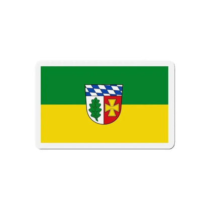 Flag of Aichach Friedberg Germany - Refrigerator Magnet - The Sticker Space