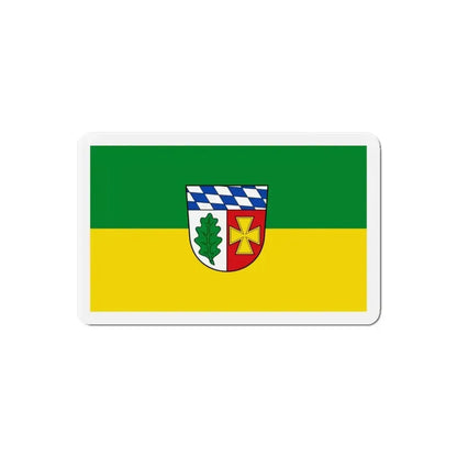 Flag of Aichach Friedberg Germany - Refrigerator Magnet - The Sticker Space
