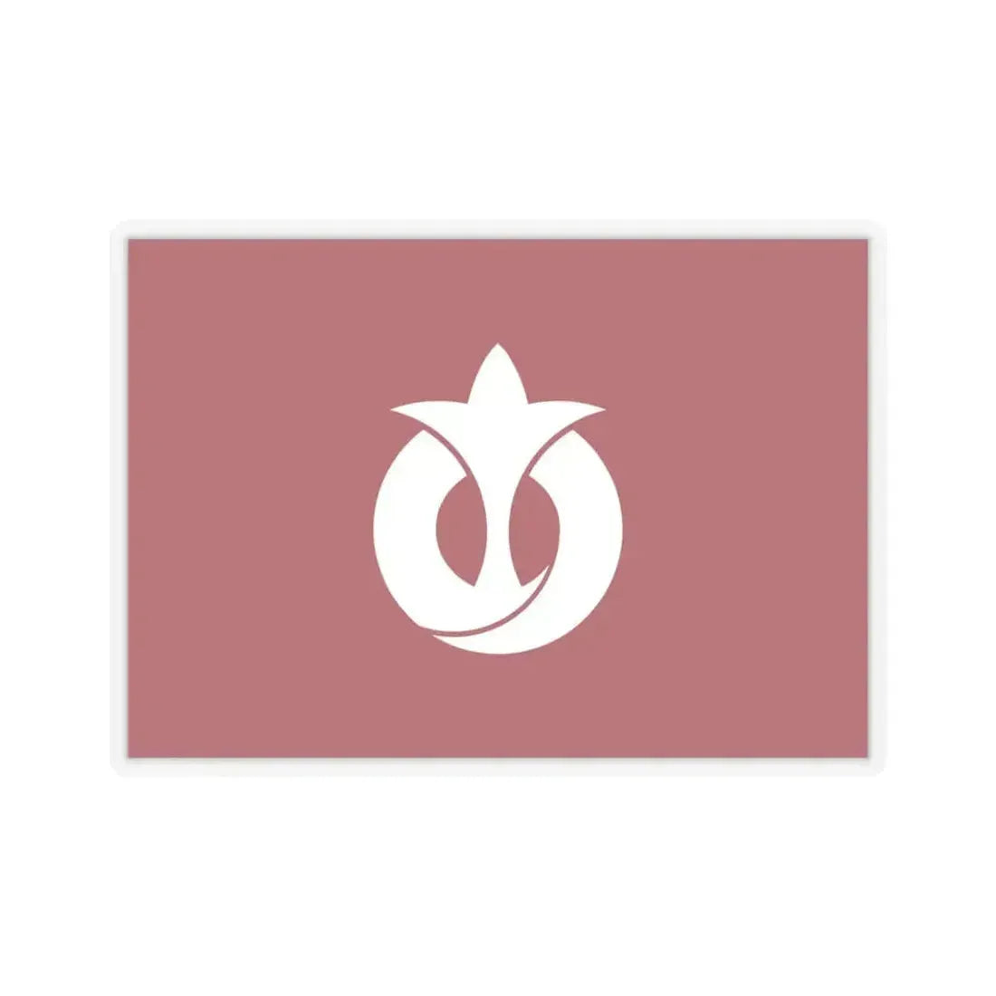 Flag of Aichi Prefecture Japan - STICKER Vinyl Kiss-Cut Decal 3 Inch Transparent - The Sticker Space