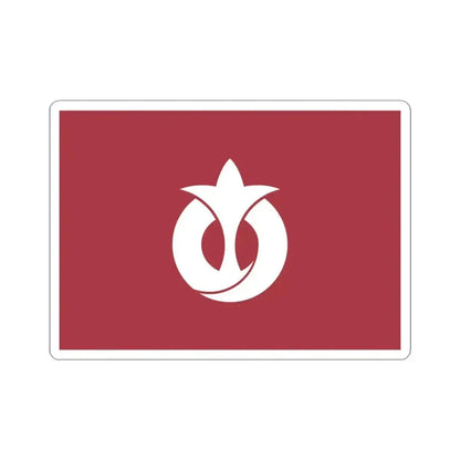 Flag of Aichi Prefecture Japan - STICKER Vinyl Kiss-Cut Decal 3 Inch White - The Sticker Space