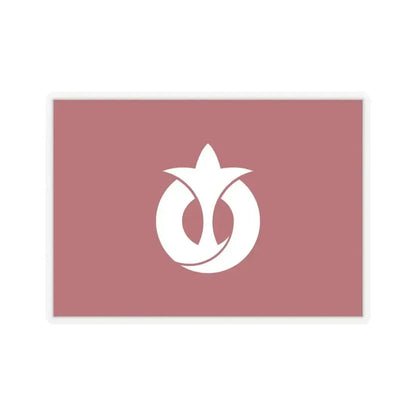 Flag of Aichi Prefecture Japan - STICKER Vinyl Kiss-Cut Decal 4 Inch Transparent - The Sticker Space