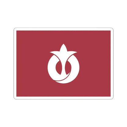 Flag of Aichi Prefecture Japan - STICKER Vinyl Kiss-Cut Decal 4 Inch White - The Sticker Space