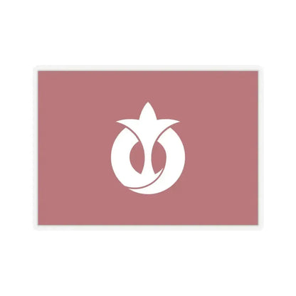 Flag of Aichi Prefecture Japan - STICKER Vinyl Kiss-Cut Decal 6 Inch Transparent - The Sticker Space