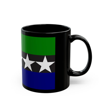 Flag of Aimeliik Palau - Black Coffee Mug-The Sticker Space