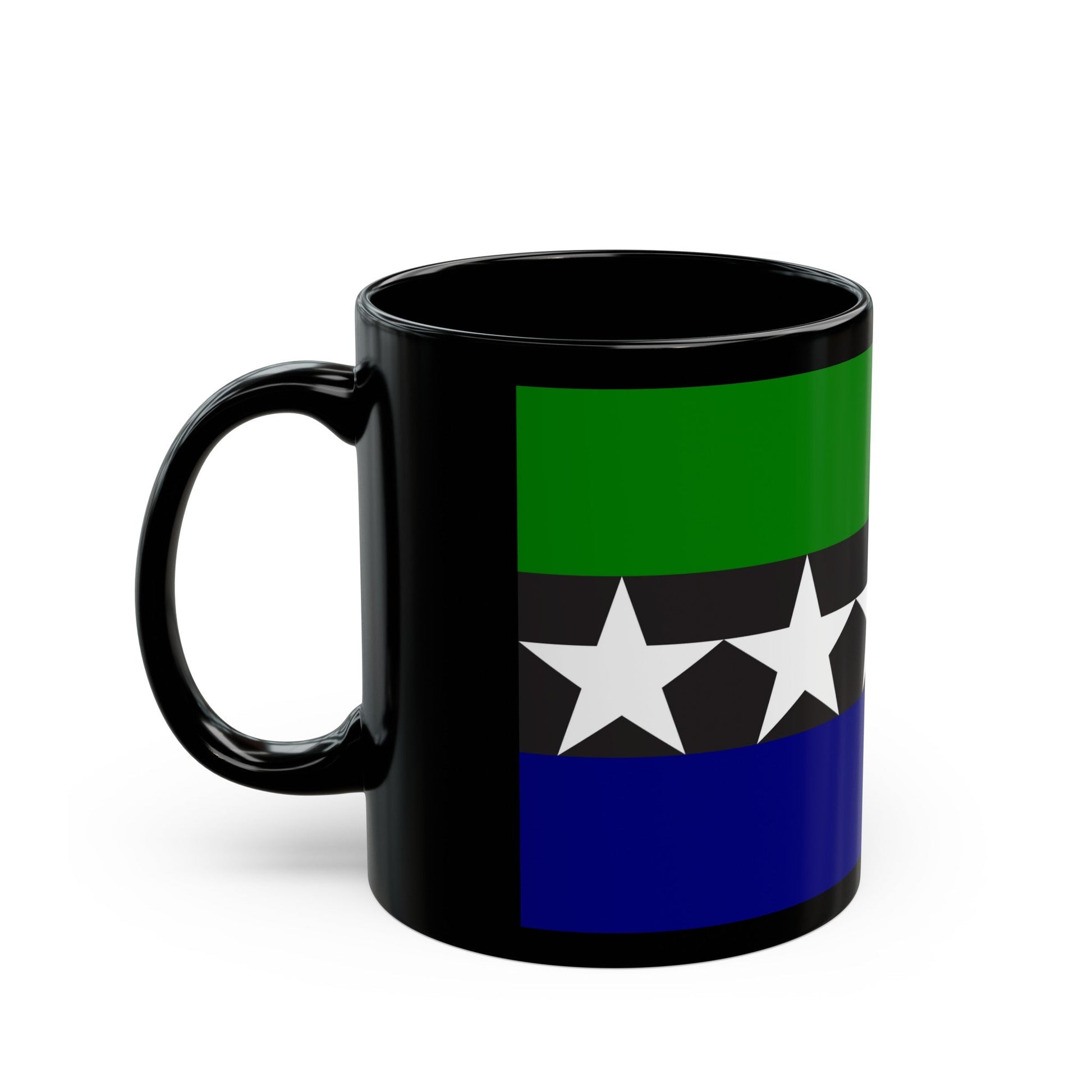 Flag of Aimeliik Palau - Black Coffee Mug-The Sticker Space