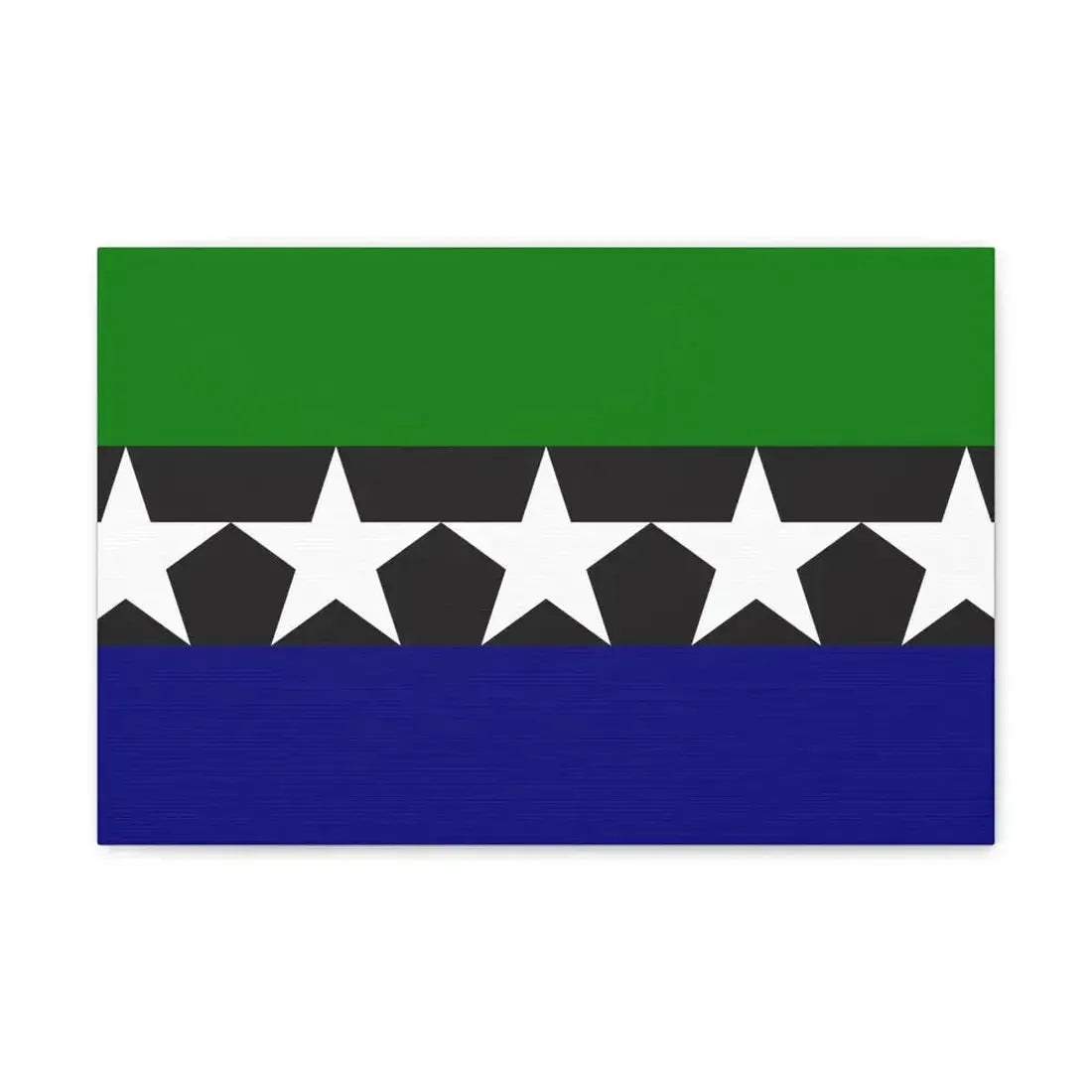 Flag of Aimeliik Palau - Canvas Wall Art 18″ x 12″ 1.25" - The Sticker Space