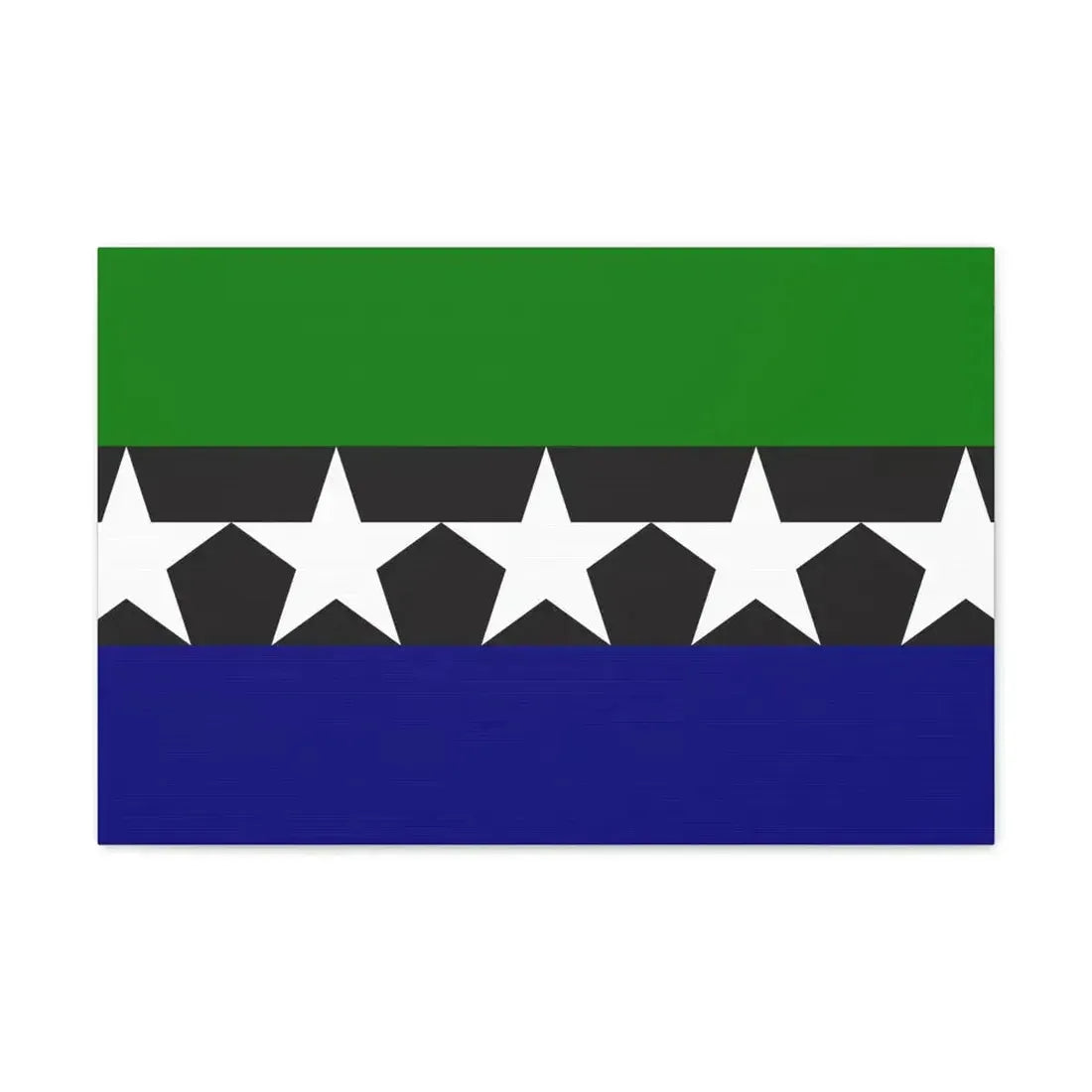 Flag of Aimeliik Palau - Canvas Wall Art 24″ x 16″ 1.25" - The Sticker Space