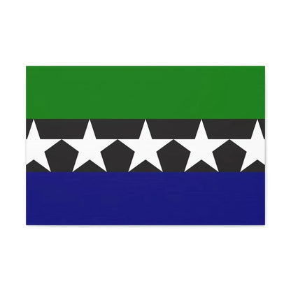 Flag of Aimeliik Palau - Canvas Wall Art 24″ x 16″ 1.25" - The Sticker Space