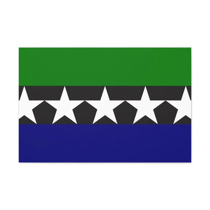 Flag of Aimeliik Palau - Canvas Wall Art 30" x 20" 1.25" - The Sticker Space