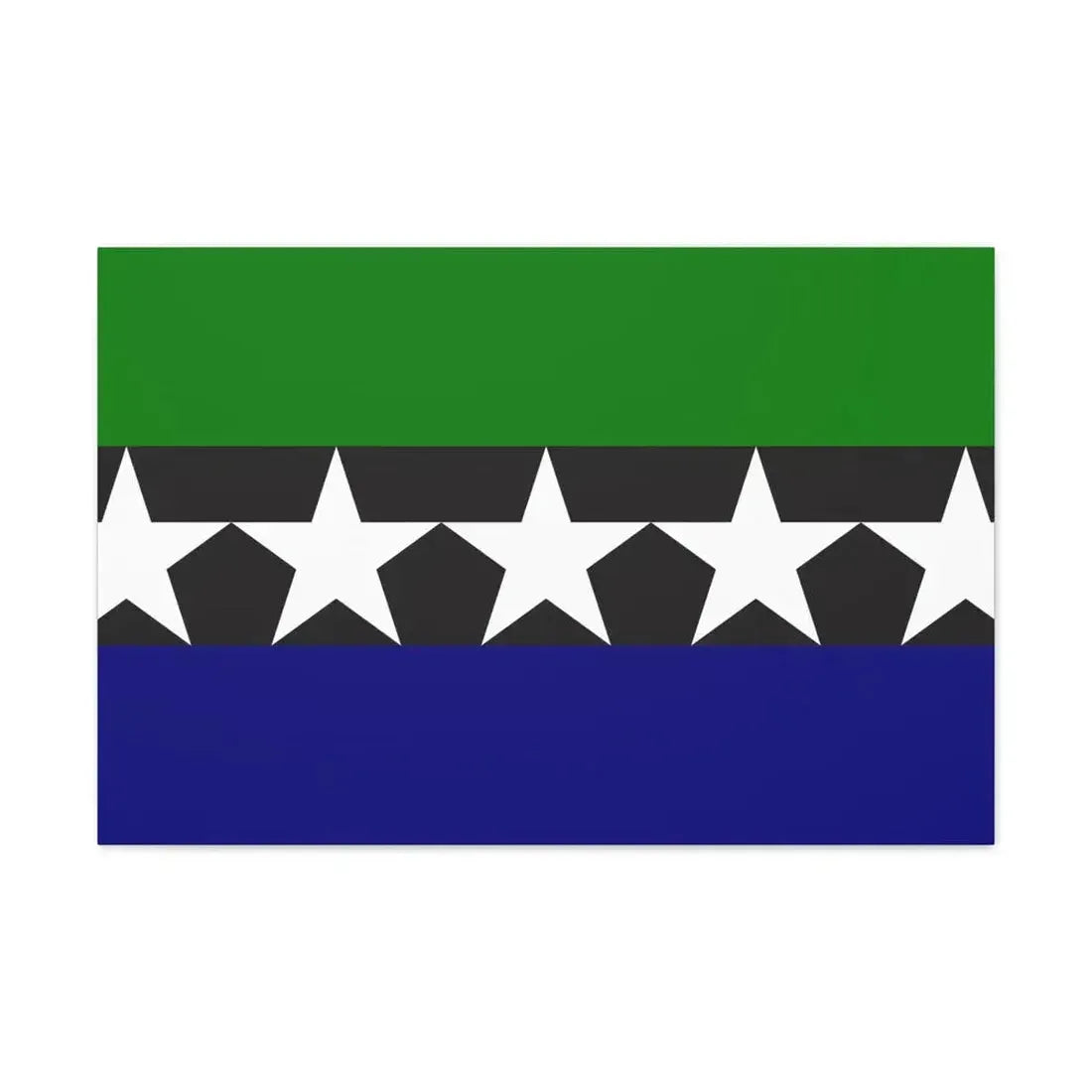 Flag of Aimeliik Palau - Canvas Wall Art - The Sticker Space