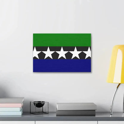 Flag of Aimeliik Palau - Canvas Wall Art - The Sticker Space
