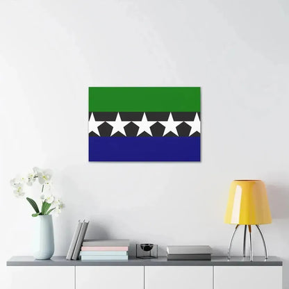 Flag of Aimeliik Palau - Canvas Wall Art - The Sticker Space
