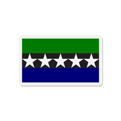 Flag of Aimeliik Palau - Refrigerator Magnet 5 Inch - The Sticker Space