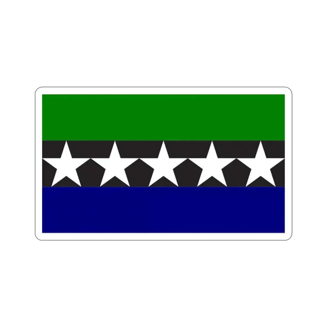 Flag of Aimeliik Palau STICKER Vinyl Die-Cut Decal 2 Inch - The Sticker Space