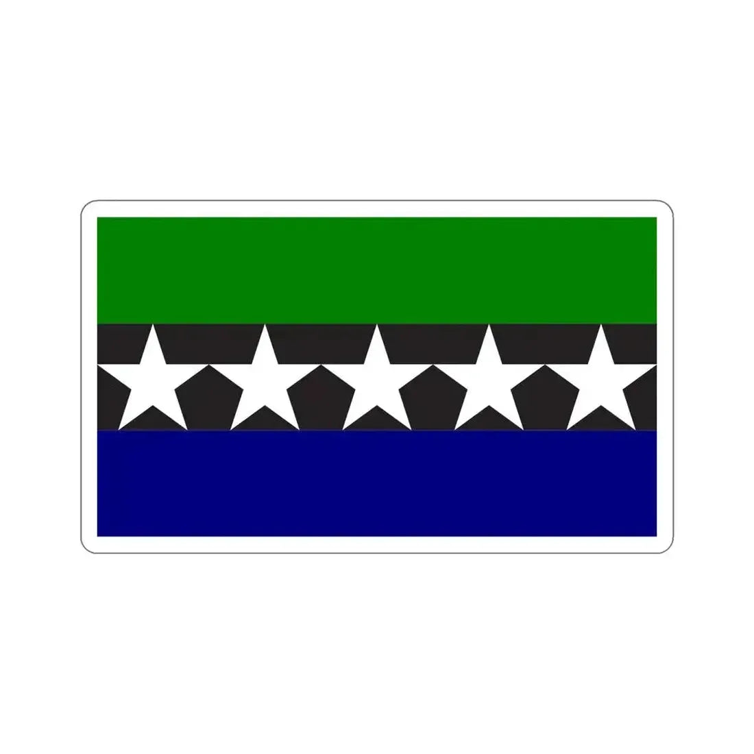 Flag of Aimeliik Palau STICKER Vinyl Die-Cut Decal 6 Inch - The Sticker Space