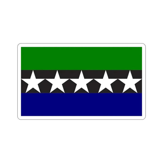 Flag of Aimeliik Palau STICKER Vinyl Die-Cut Decal 6 Inch - The Sticker Space