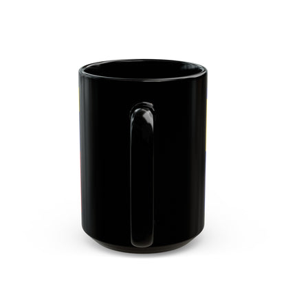 Flag of Ain France 2 - Black Coffee Mug-The Sticker Space