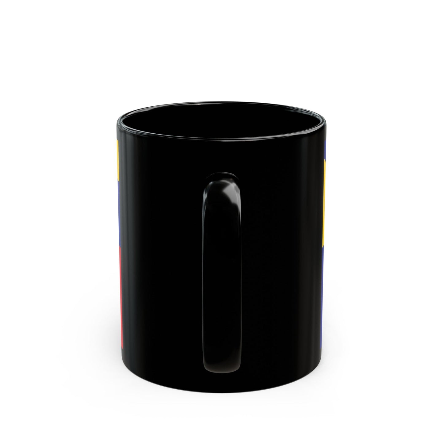 Flag of Ain France 2 - Black Coffee Mug-The Sticker Space