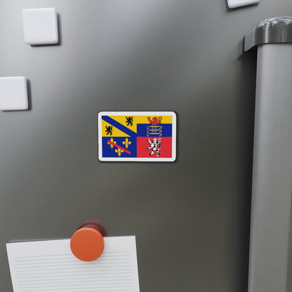 Flag of Ain France 2 - Die-Cut Magnet-The Sticker Space