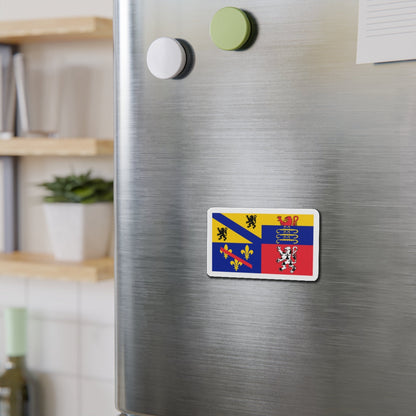 Flag of Ain France 2 - Die-Cut Magnet-The Sticker Space