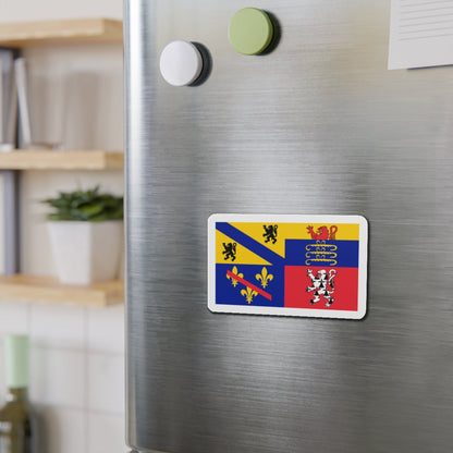 Flag of Ain France 2 - Die-Cut Magnet-The Sticker Space