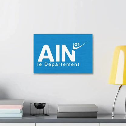 Flag of Ain France - Canvas Wall Art - The Sticker Space