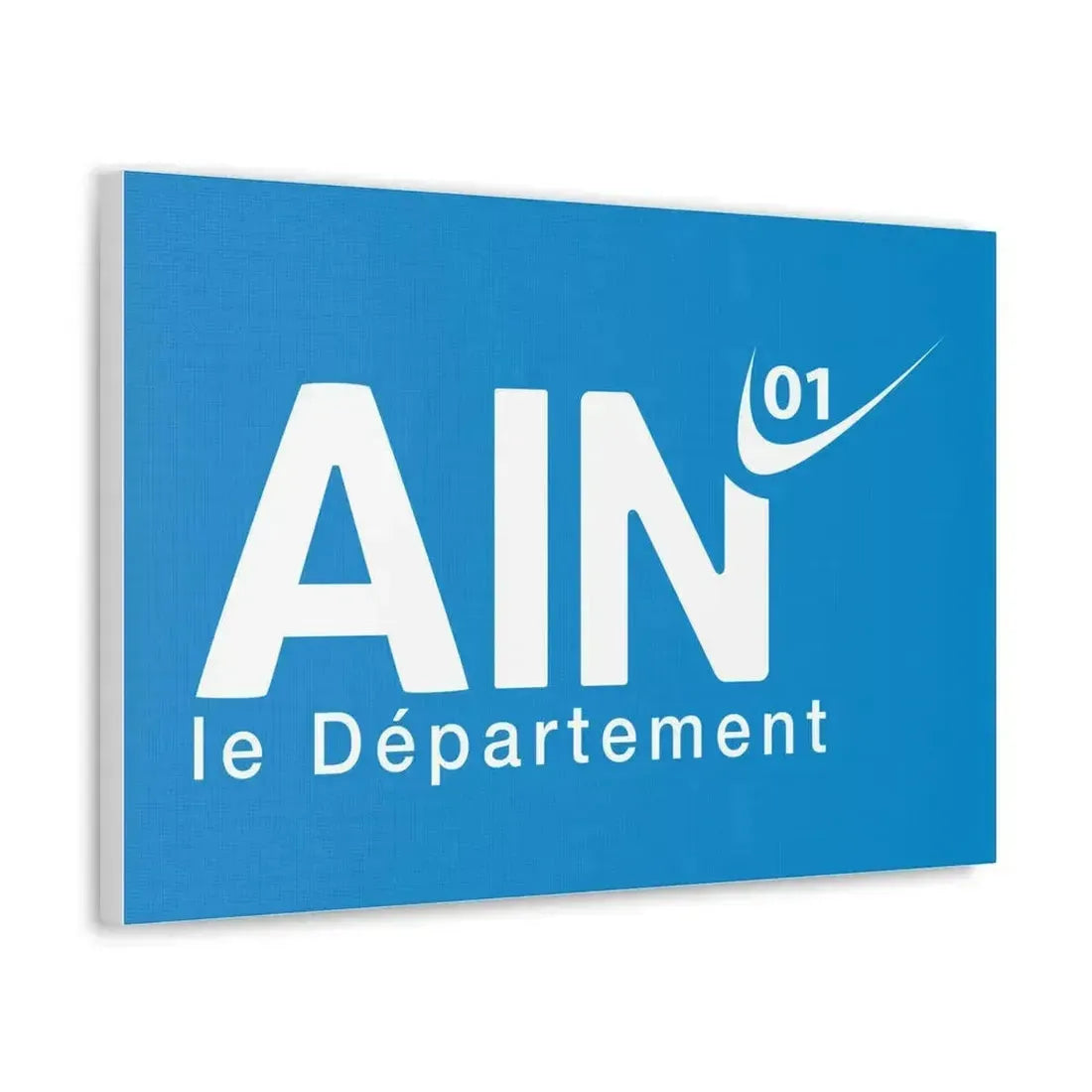 Flag of Ain France - Canvas Wall Art - The Sticker Space