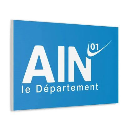 Flag of Ain France - Canvas Wall Art - The Sticker Space