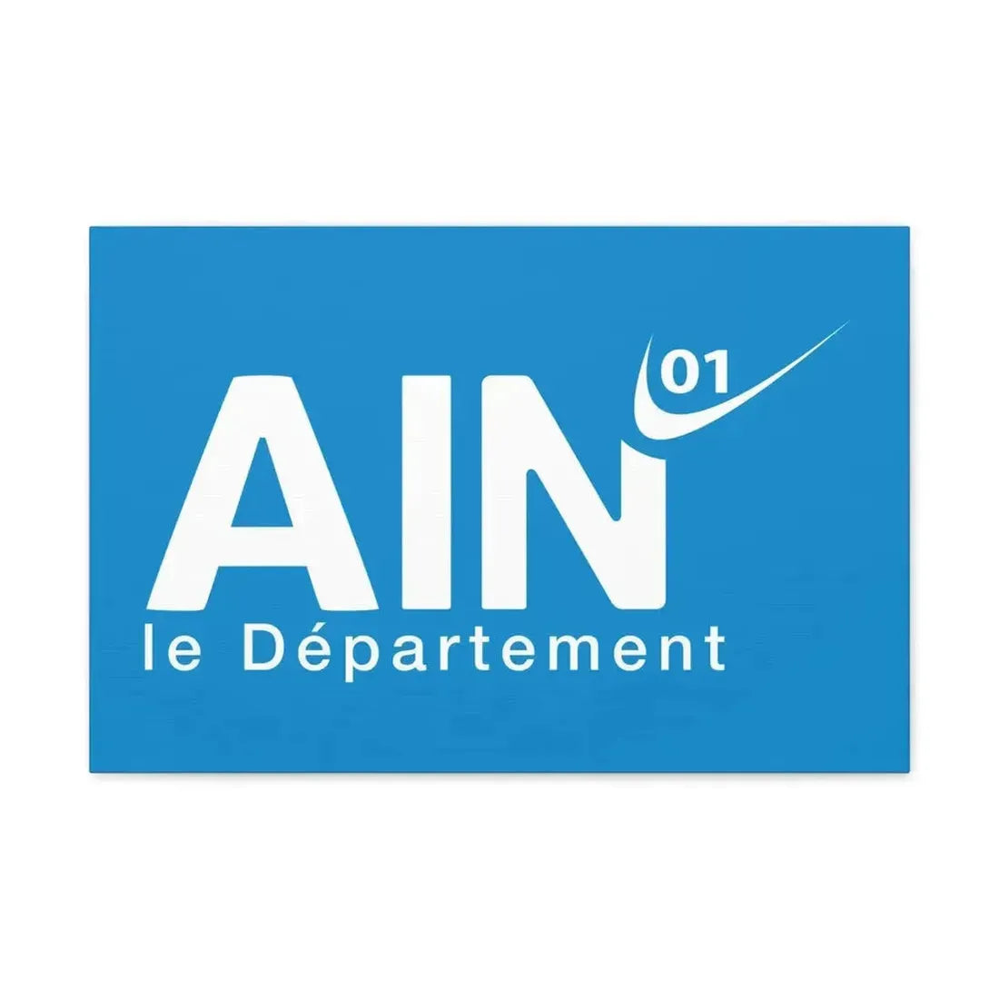 Flag of Ain France - Canvas Wall Art - The Sticker Space