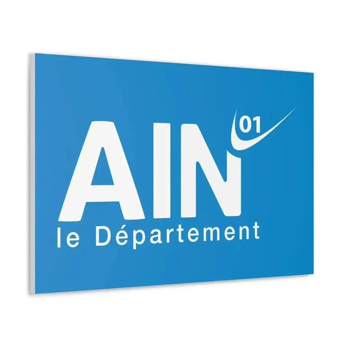 Flag of Ain France - Canvas Wall Art - The Sticker Space