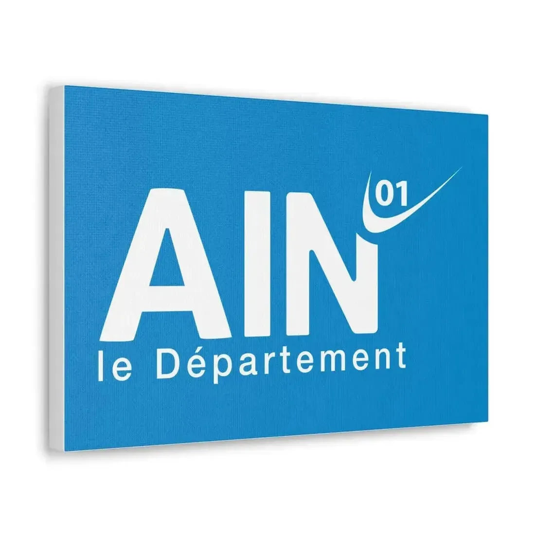 Flag of Ain France - Canvas Wall Art - The Sticker Space