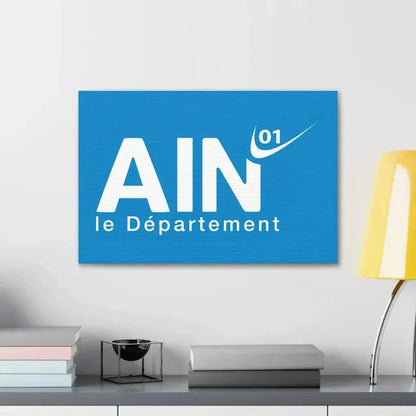 Flag of Ain France - Canvas Wall Art - The Sticker Space