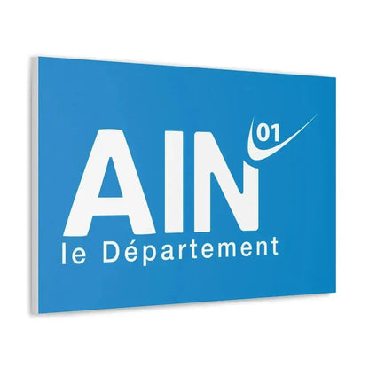 Flag of Ain France - Canvas Wall Art - The Sticker Space
